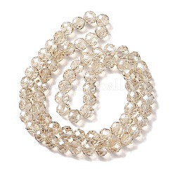 Pearl Luster Plated Electroplate Beads Strands&nbsp;EGLA-H104-08A-PL03