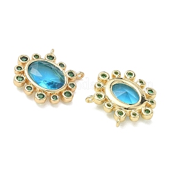 Brass Cubic Zirconia Pendants&nbsp;KK-G419-04G-04