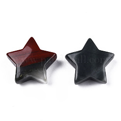 Natural Bloodstone Agate Star Shaped Worry Stones&nbsp;G-T132-002A-15