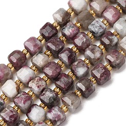 Natural Plum Blossom Tourmaline Beads Strands&nbsp;GG-CBAC972-A02-01