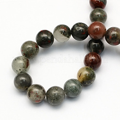 Natural African Bloodstone Beads Strands&nbsp;G-S184-8mm