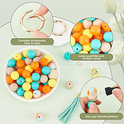 DIY Beaded Keychain Wristlet Making Kit&nbsp;DIY-CA0004-43