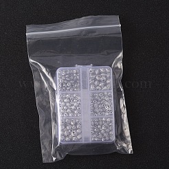 370Pcs 6 Style Tibetan Style Spacer Beads&nbsp;TIBE-YW0001-75