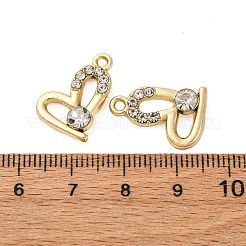 Alloy Rhinestone Pendants&nbsp;LS-PALLOY-S052-01G-B