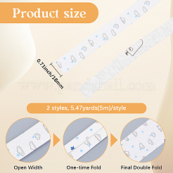 2 Colors Polycotton Ribbon&nbsp;OCOR-CY0001-59