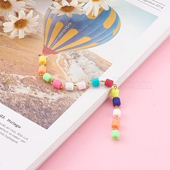 Handmade Polymer Clay Beaded Chain&nbsp;AJEW-JB00926-01