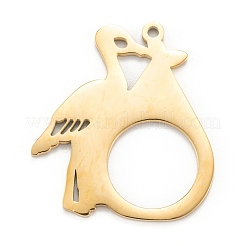 Ion Plating(IP) 304 Stainless Steel Pendants&nbsp;LS-STAS-P280-18G