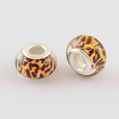 Large Hole Resin European Beads&nbsp;OPDL-R114-24B