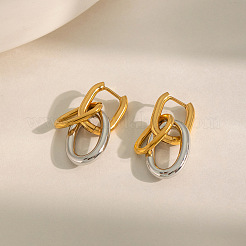 304 Stainless Steel Stud Dangle Earrings for Women&nbsp;UV4744