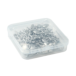 60Pcs 5 Styles Stainless Steel Charms&nbsp;STAS-FS0001-46