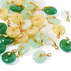36Pcs 4 Colors Glass Pendants&nbsp;GLAA-TA0002-45