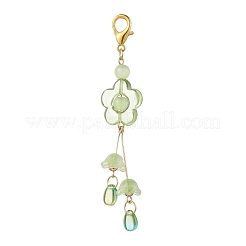4Pcs Glass Pendant Decorations&nbsp;HJEW-JM03970