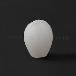 Handmade Lampwork Beads&nbsp;LAMP-WH0009-03D