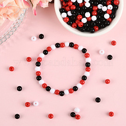 3Colors Opaque Acrylic Beads&nbsp;MACR-SP0001-94A