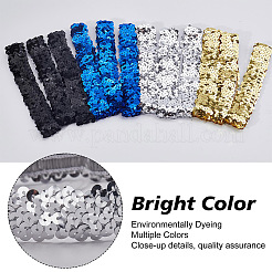 12Pcs 4 Colors Yarn & Rubber Elastic Headbands&nbsp;OHAR-GF0001-17