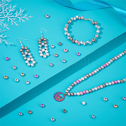 490Pcs 7 Style Spray Painted Acrylic Beads&nbsp;ACRP-PH0001-09