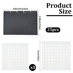 25 Sheets Paper Binder Dividers&nbsp;AJEW-CP0009-49A