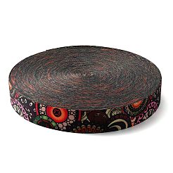 Ethnic Style Double-Sided Polyester Ribbon&nbsp;OCOR-WH0077-42C