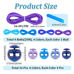 Hollow Pipe PVC Tubular Synthetic Rubber Cord&nbsp;DIY-CP0012-87B
