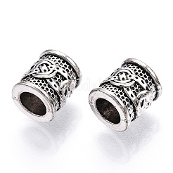 Tibetan Style Alloy European Beads&nbsp;X1-TIBEB-TAC0002-01AS