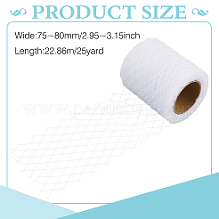 25 Yards Polyester Mesh Ribbons&nbsp;DIY-WH0002-90A
