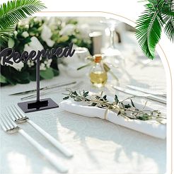 Acrylic Reserved Table Signs&nbsp;DJEW-WH0034-44