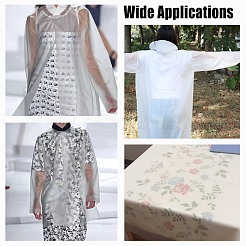 Transparent TPU Soft Waterproof Fabric&nbsp;DIY-WH0580-36