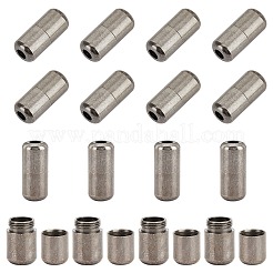 Brass Capsule Lace Lock Buckles&nbsp;KK-PH0001-29B-WH