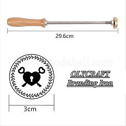 Stamping Embossing Soldering Brass with Stamp&nbsp;AJEW-WH0113-15-63