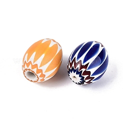 Handmade Millefiori Glass Barrel Beads&nbsp;LA-N002-24