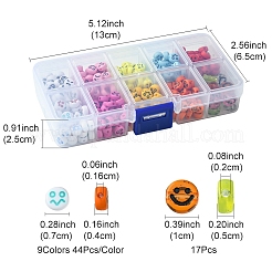 10 Colors Opaque Acrylic Beads&nbsp;MACR-FS0001-77
