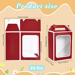 24Pcs Rectangle Paper Storage Gift Boxes&nbsp;CON-WA0001-33A