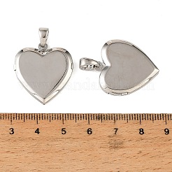 Brass Locket Pendants&nbsp;KK-CBA7157-08P