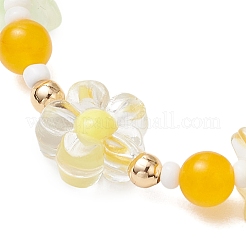 Natural Mixed Gemstone Beads Braided Bead Bracelets&nbsp;BJEW-MZ00167
