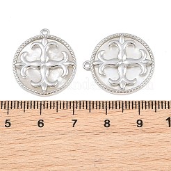 Brass & Natural Shell Pendants&nbsp;SH-CBA7BFE-02B-P