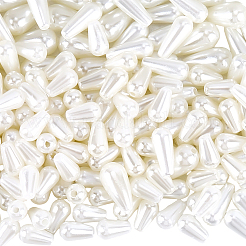 300Pcs 3 Styles ABS Plastic Imitation Pearl Beads&nbsp;KY-BM0001-01