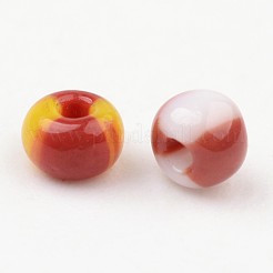 8/0 Opaque Colours Seep Glass Beads&nbsp;SEED-J019-01