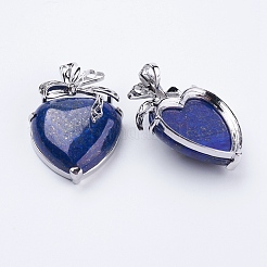 Natural Lapis Lazuli Pendants&nbsp;G-E433-B-05P