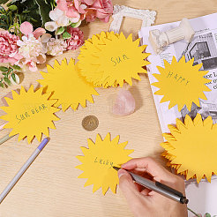 240Pcs Sun Shape Blank Bulletin Board&nbsp;DIY-CA0008-23