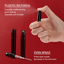 80 Sets 3ML Plastic Spray Bottles with 2Pcs Mini Transparent Plastic Funnel Hopper&nbsp;MRMJ-BC0003-28B