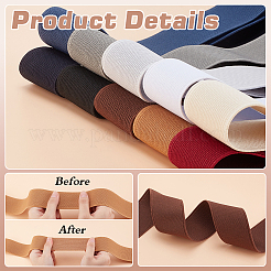 10 Rolls 10 Colors Polyester Elastic Cord&nbsp;OCOR-PH0004-63C