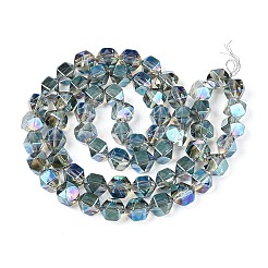 Electroplate Glass Beads Strands&nbsp;EGLA-T021-21G