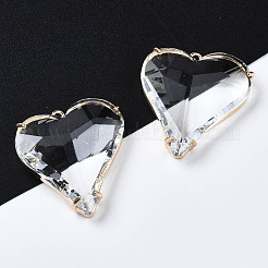 Transparent Glass Pendants&nbsp;X-GLAA-Q088-022