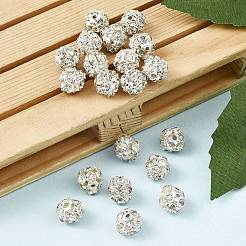 Brass Rhinestone Beads&nbsp;RB-A019-8mm-01S