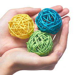 Wicker Rattan Balls&nbsp;AJEW-GF0001-10