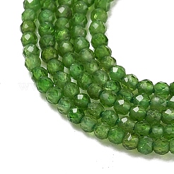 Natural Green Garnet Beads Strands&nbsp;GG-CBA5A1A-A02-01