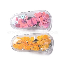 Plastic Flower Sequins Snap Hair Clip&nbsp;PHAR-A011-02