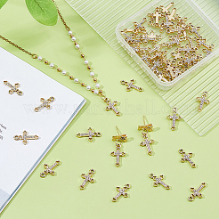 60Pcs Alloy Rhinestone Pendants&nbsp;RB-DC0001-13