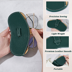 1Pc Cowhide Eyeglass Cases&nbsp;ABAG-CN0001-58B
