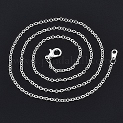 Brass Cable Chain Necklace&nbsp;MAK-S072-18S